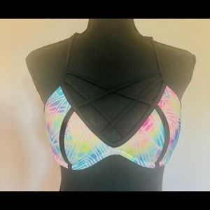 VS PINK Cage Front Strappy Bikini SET